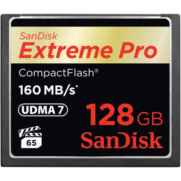 SanDisk CompactFlash Card 128 GB black, ExtremePro2 1000x (SDCFXPS-128G-X46) SanDisk CompactFlash Card 128 GB black, ExtremePro2 1000x (SDCFXPS-128G-X46)