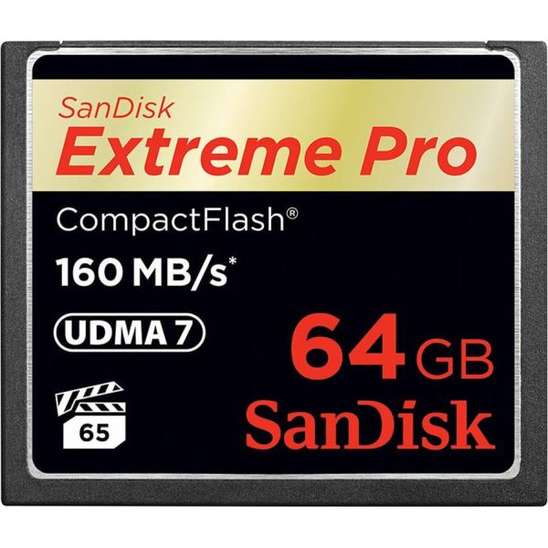 SanDisk CompactFlash Card 64 GB black, ExtremePro2 1000x (SDCFXPS-064G-X46) SanDisk CompactFlash Card 64 GB black, ExtremePro2 1000x (SDCFXPS-064G-X46)