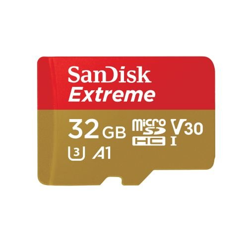 Sandisk Extreme memory card 32 GB MicroSDHC Class 10 UHS-I (SDSQXAF-032G-GN6AA)