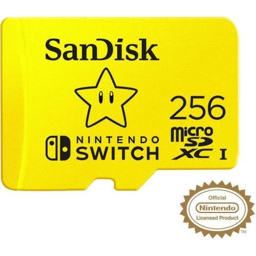 SanDisk Nintendo Switch 256 GB microSDXC yellow, UHS-I U3, V30 (SDSQXAO-256G-GNCZN)