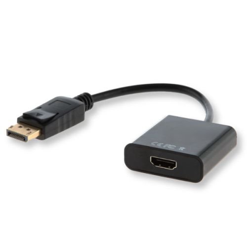 Savio CL-55 video cable adapter 0.2 m DP HDMI A Black (cl-55)