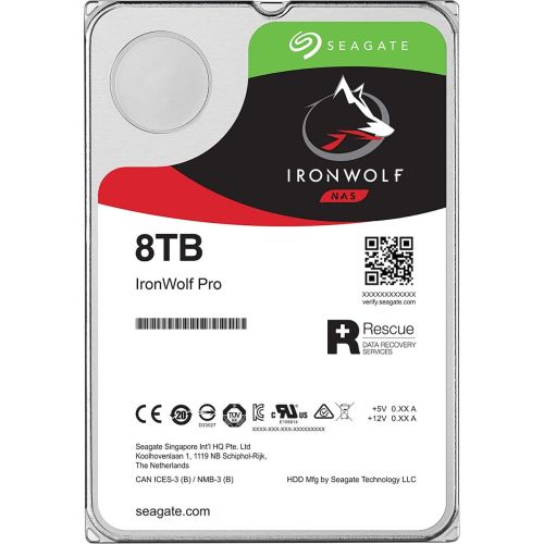 Seagate IronWolf NAS 8 TB CMR SATA 6 GB / s, 3.5 " (ST8000VN004)