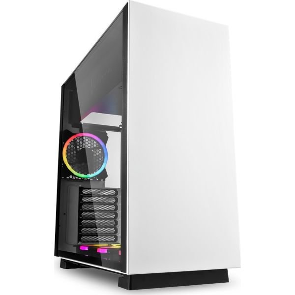 Sharkoon PURE STEEL White RGB white, tempered glass (4044951027460) Sharkoon PURE STEEL White RGB white, tempered glass (4044951027460)