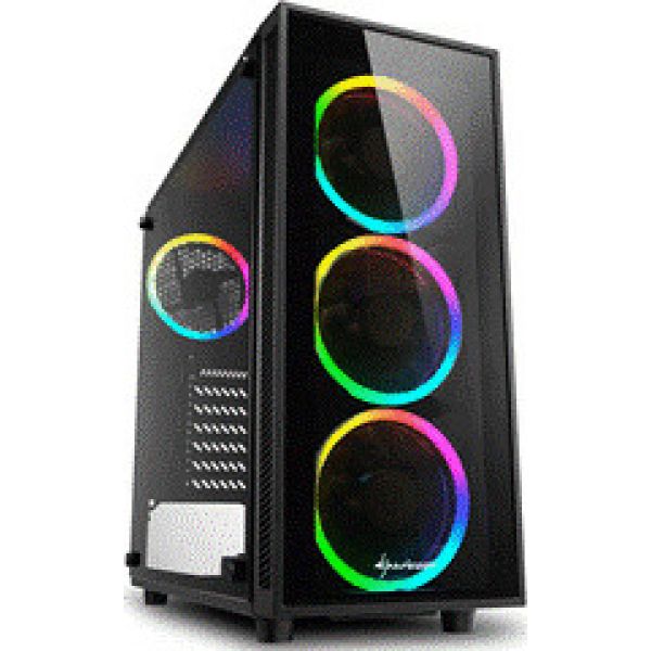 Sharkoon TG4 RGB black, tempered glass (4044951026685) Sharkoon TG4 RGB black, tempered glass (4044951026685)
