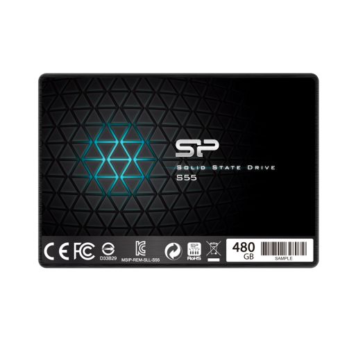 Silicon Power Slim S55 2.5" 480 GB Serial ATA III TLC (SP480GBSS3S55S25)