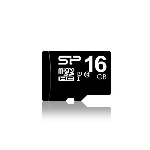 Silicon Power SP016GBSTH010V10SP memory card 16 GB MicroSDHC Class 10 UHS-I (SP016GBSTH010V10SP)