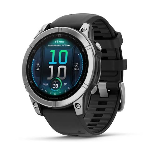 Garmin Fenix E 3.3 cm (1.3") AMOLED 47 mm Digital 454 x 454 pixels Touchscreen Stainless steel Wi-Fi GPS (satellite) (010-03025-00)
