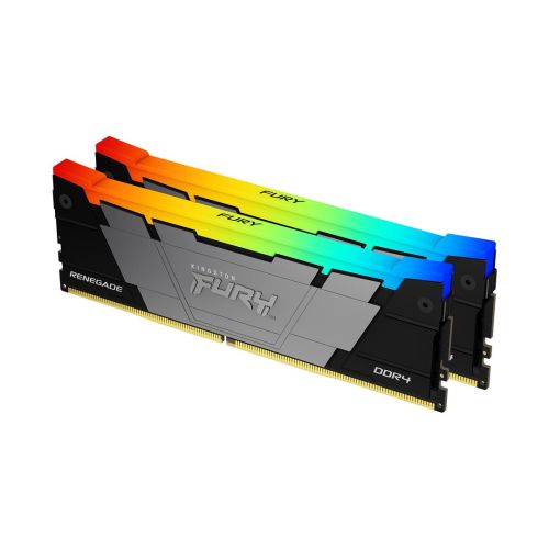 Kingston Technology FURY 16GB 4000MT/s DDR4 CL19 DIMM (Kit of 2) Renegade RGB (KF440C19RB2AK2/16)