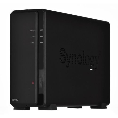 Synology DiskStation DS124 NAS/storage server Desktop Ethernet LAN Black RTD1619B (DS124)