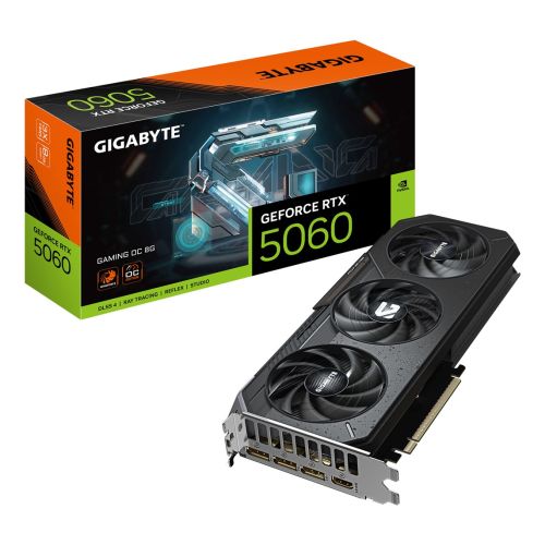 GIGABYTE GeForce RTX 5060 GAMING OC 8G Graphics Card - 8GB GDDR7 (GV-N5060GAMING OC-8GD)