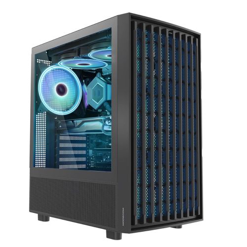 MODECOM  BREEZE ARGB Flow MIDI USB 3.0 X 2 CYPE-C computer case (AT-BREEZE-MG-ARGB-10-000000-0002)