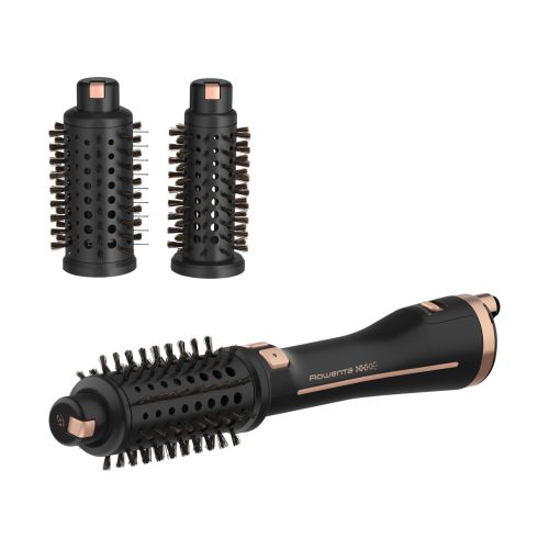 Rowenta Ultimate Experience CF9620F0 hair styling tool Hot air brush Warm Black, Copper 750 W (CF9620)