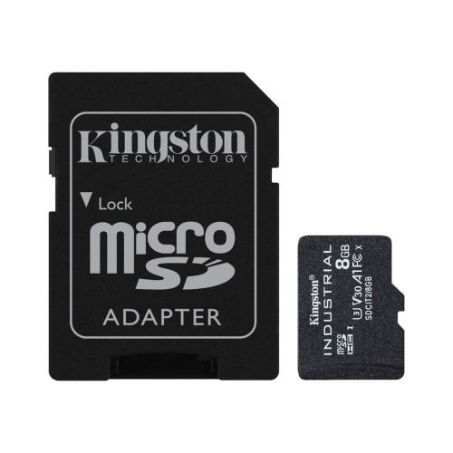 Kingston Technology Industrial 8 GB MicroSDHC UHS-I Class 10 (SDCIT2/8GB)
