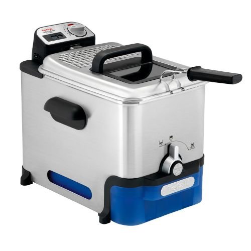 Tefal Oleoclean Pro Inox & Design FR8040 3.5 L Single Black,Stainless steel 2300 W (FR8040)
