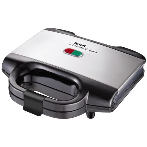 Tefal Ultracompact sandwich maker 700 W Black, Stainless steel (SM1552)