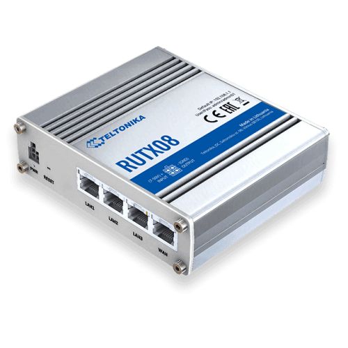 Teltonika RUTX08 wired router Gigabit Ethernet Stainless steel (RUTX08000000)