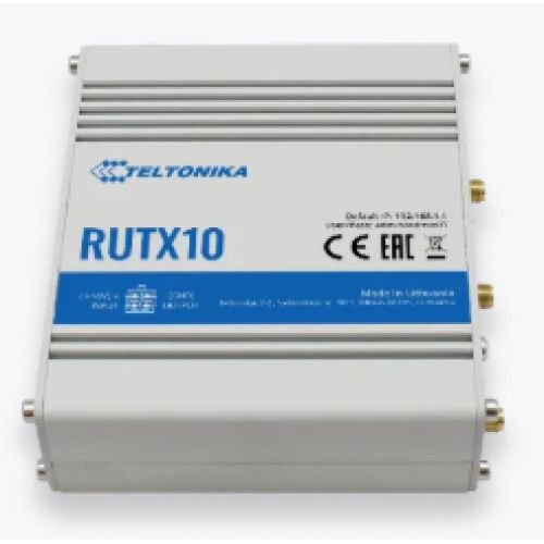 Teltonika RUTX10 wireless router Dual-band (2.4 GHz / 5 GHz) Gigabit Ethernet White (RUTX10000000)