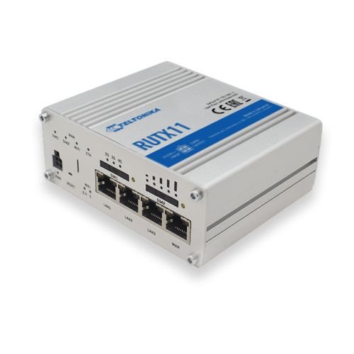 Teltonika RUTX11 wireless router Gigabit Ethernet Dual-band (2.4 GHz / 5 GHz) 3G 4G Grey (RUTX11000000)