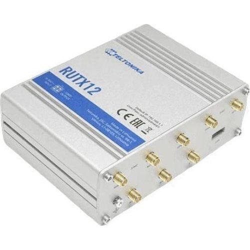 Teltonika RUTX12 wireless router Gigabit Ethernet Dual-band (2.4 GHz / 5 GHz) 3G 4G Silver (RUTX12000000)