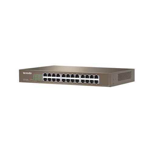 Tenda TEF1024D network switch Unmanaged Fast Ethernet (10/100) Beige (TEF1024D)