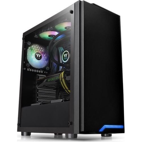 Thermaltake H100 TG black, tempered glass (CA-1L4-00M1WN-02)