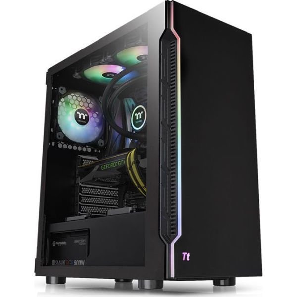 Thermaltake H200 TG RGB black, tempered glass (CA-1M3-00M1WN-00) Thermaltake H200 TG RGB black, tempered glass (CA-1M3-00M1WN-00)