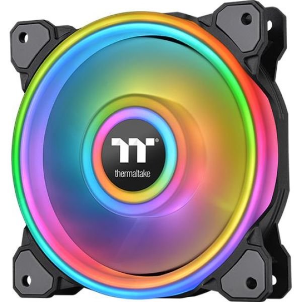 Thermaltake Riing Quad 12 RGB Radiator Fan TT Premium Edition Single Fan Pack Black, Single Pack, Without Controller (CL-F088-PL12SW-C) Thermaltake Riing Quad 12 RGB Radiator Fan TT Premium Edition Single Fan Pack Black, Single Pack, Without Controller (CL-F088-PL12SW-C)