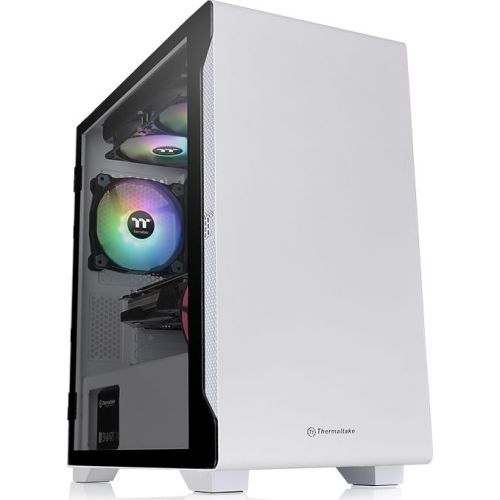 Thermaltake S100 TG Snow Edition white, tempered glass  (CA-1Q9-00S6WN-00)