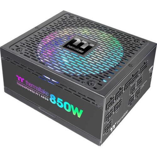 Thermaltake Toughpower PF1 ARGB 850W black, 6x pcie, cable management, 850 watts  (PS-TPD-0850F3FAPE-1)