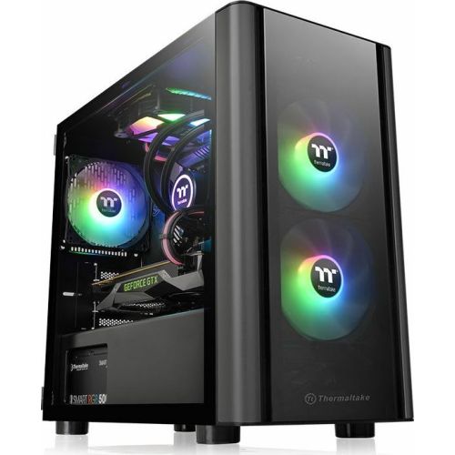 Thermaltake V150 TG black, tempered glass (CA-1R1-00S1WN-00)