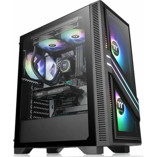 Thermaltake Versa T35 TG RGB black, tempered glass  (CA-1R7-00M1WN-00)