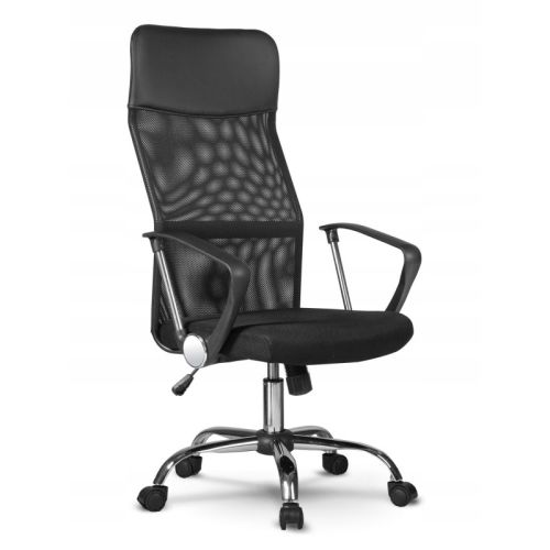Topeshop KRZESŁO NEMO CZARNE office/computer chair Padded seat Mesh backrest (KRZESŁO NEMO CZARNE)