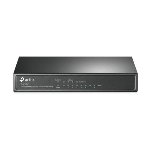 TP-LINK 8-Port 10/100Mbps Desktop PoE Switch with 4-Port v1 (TL-SF1008P)