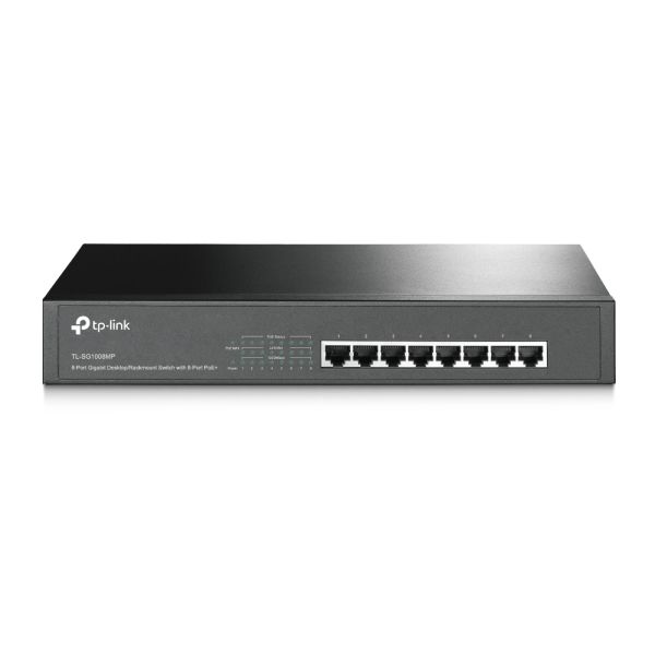 TP-LINK 8 Port Gigabit PoE Switch Unmanaged Gigabit Ethernet (10/100/1000) Black Power over Ethernet (PoE) V1 (TL-SG1008MP) TP-LINK 8 Port Gigabit PoE Switch Unmanaged Gigabit Ethernet (10/100/1000) Black Power over Ethernet (PoE) V1 (TL-SG1008MP)