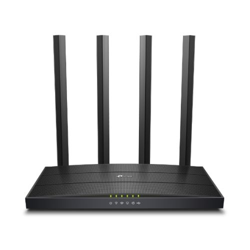 TP-LINK Archer C6U wireless router Gigabit Ethernet Dual-band (2.4 GHz / 5 GHz) Black (Archer C6U)