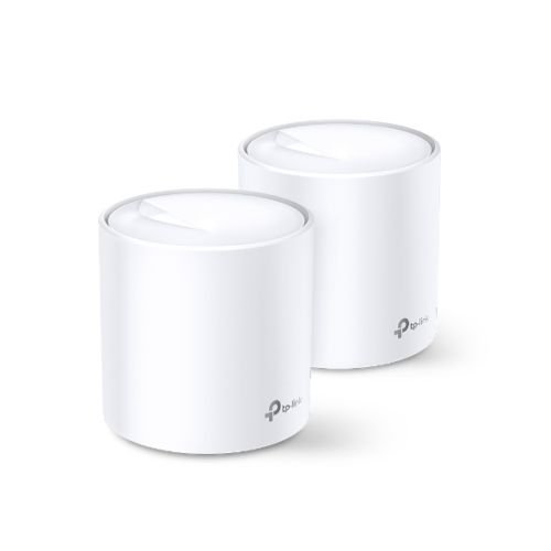 TP-LINK Deco X20 (2-pack) wireless router Gigabit Ethernet Dual-band (2.4 GHz / 5 GHz) White V2 (Deco X20(2-pack))