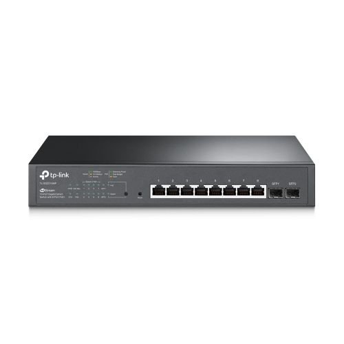 TP-LINK JetStream 10-Port Gigabit Smart PoE Switch with 8-Port PoE+ (TL-SG2210MP)