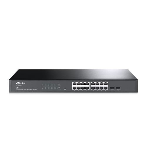 TP-LINK JetStream 16-Port Gigabit Smart Switch with 2 SFP Slots V1 (TL-SG2218)