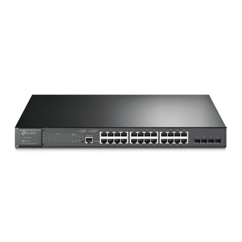 TP-LINK JetStream 28-Port Gigabit L2 Managed Switch with 24-Port PoE+  V1 (TL-SG3428MP)