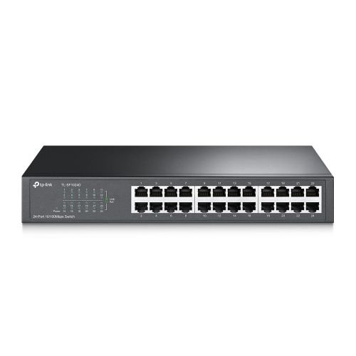 TP-LINK TL-SF1024D network switch Fast Ethernet (10/100) Black v1 (TL-SF1024D)