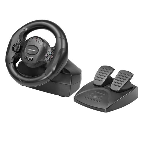 Tracer TRAJOY46765 Rayder 4 in 1 Gaming Controller Steering wheel + Pedals PlayStation 4, Playstation 3, Xbox One, PC Black (TRAJOY46765)
