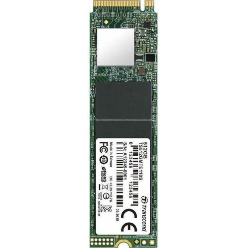 Transcend 110S 512 GB NVMe PCIe Gen3 x4, 2280 M.2 (TS512GMTE110S)
