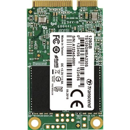 Transcend 230S 128 GB mSATA SATA 6 Gb / s, mSATA (TS128GMSA230S)