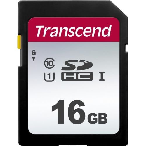 Transcend 300S 16 GB black, UHS-I U3, Class 10, V30 (TS16GSDC300S)