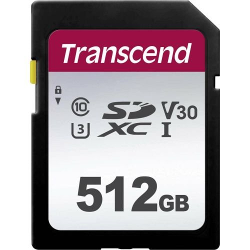 Transcend 300S 512 GB UHS-I U3, Class 10, V30 (TS512GSDC300S)
