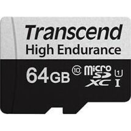 Transcend 350V 64 GB microSDXC UHS-I U1, Class 10 (TS64GUSD350V)