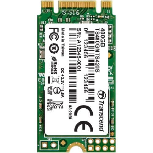 Transcend 420S 480 GB SATA 6 Gb / s, M.2 2242 (TS480GMTS420S)