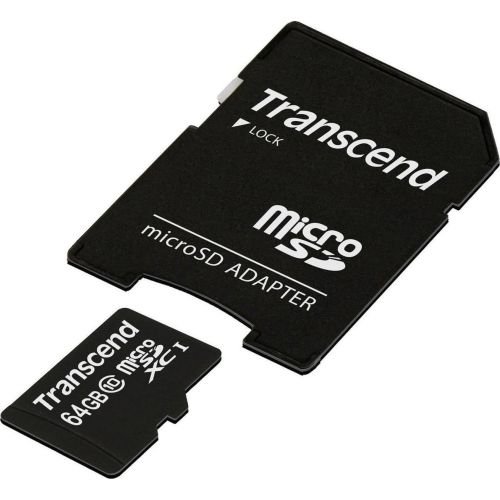 Transcend 64 GB microSDXC Class 10 (TS64GUSDXC10)