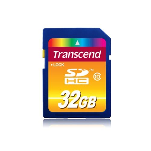 Transcend Class 10 32 GB SDHC black, class 10 (TS32GSDHC10)