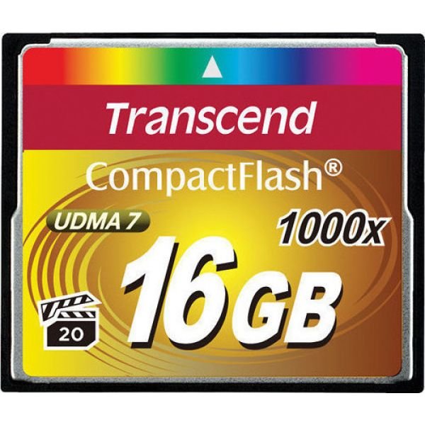 Transcend CompactFlash Card 16 GB black, Ultimate 1000x (TS16GCF1000) Transcend CompactFlash Card 16 GB black, Ultimate 1000x (TS16GCF1000)